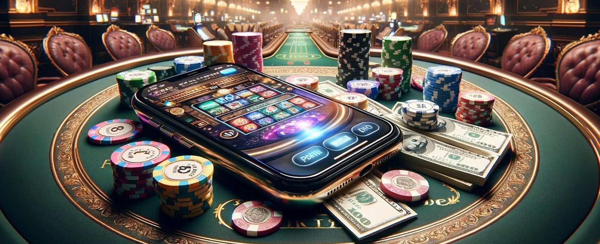 Scenic view of Kelowna with Playtime Casino and luxury hotels, hinting at online gaming opportunities